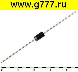 диод импортный HER156 (1.5A 600V) DO-15 диод