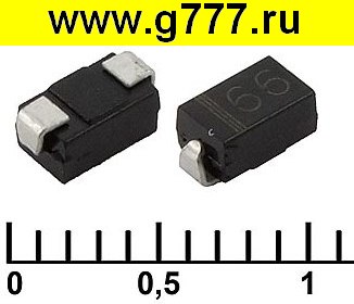 диод импортный SS15 (SK15)(1A 50V) SMA диод
