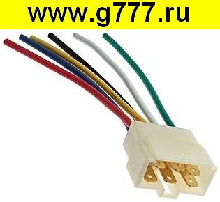 Соединитель Разъём Соединитель автомобильный 6p male plug 10CM