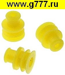 Соединитель Разъём Соединитель автомобильный WIRE SEAL 1.5х6mm yellow