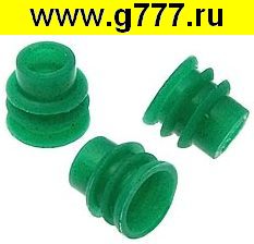Соединитель Разъём Соединитель автомобильный WIRE SEAL 3.5х6mm green