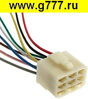 Соединитель Разъём Соединитель автомобильный DJ7091-6.3-21 (18AWG 300mm)