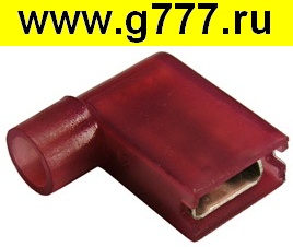 Клемма Разъём Клемма флажковая изолированныя BNYF-1.25 красный (FLDNY-1-25)