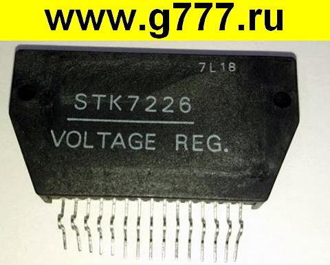 Микросхемы импортные STK7226 SIP-15-4xxx микросхема