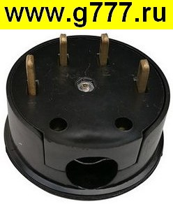 Разъём питания 11-8927 ВШ 32А 380В 3Р+РЕ(Ч) Вилка
