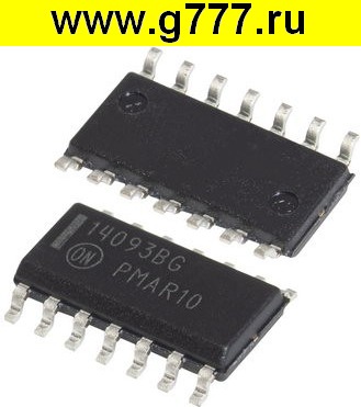 Микросхемы импортные MC14093BDR2G ONS микросхема