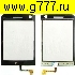 Для сотовых телефонов Hp RO2 Тачскрин +стекло (черный) Htc TOUC